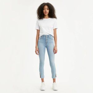 Levi's Button Front 721 High Rise Ankle Skinny Jeans